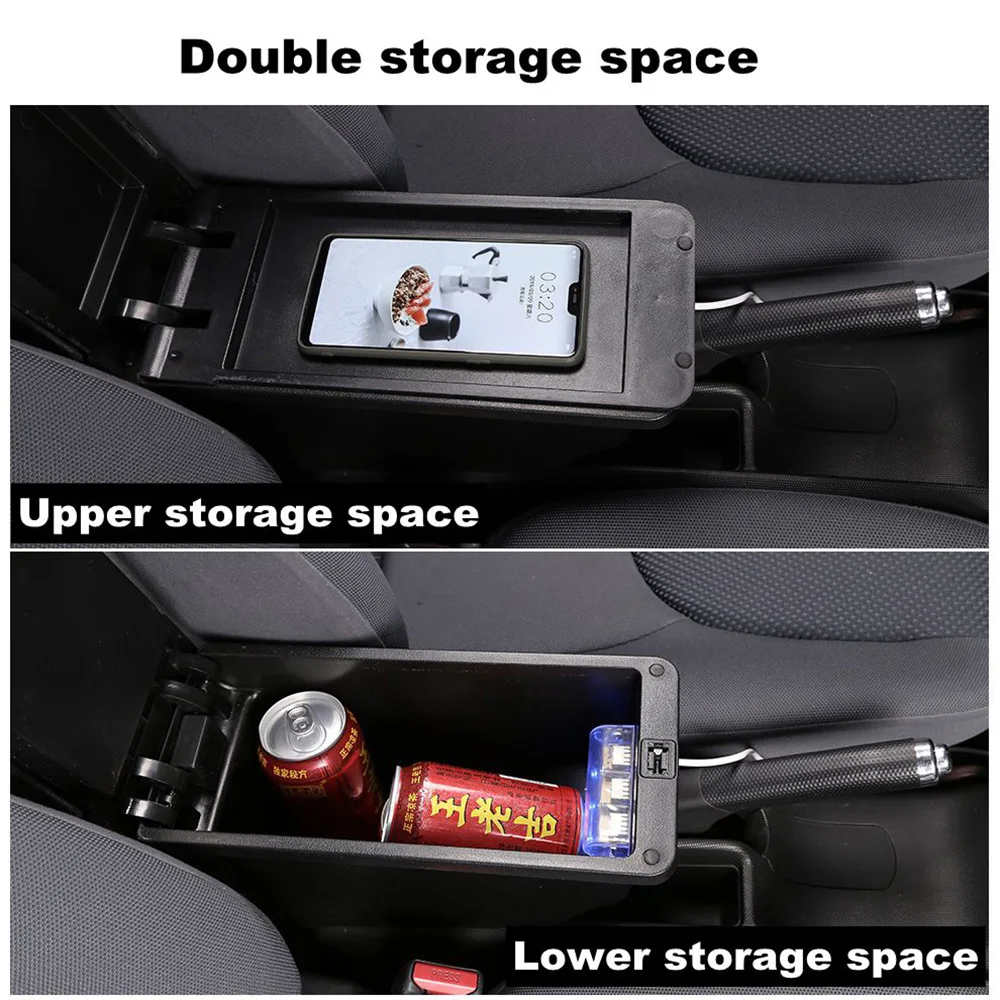 Подлокотник для Peugeot 301 citroen celysee контейнер хранения USB зарядки пепельница