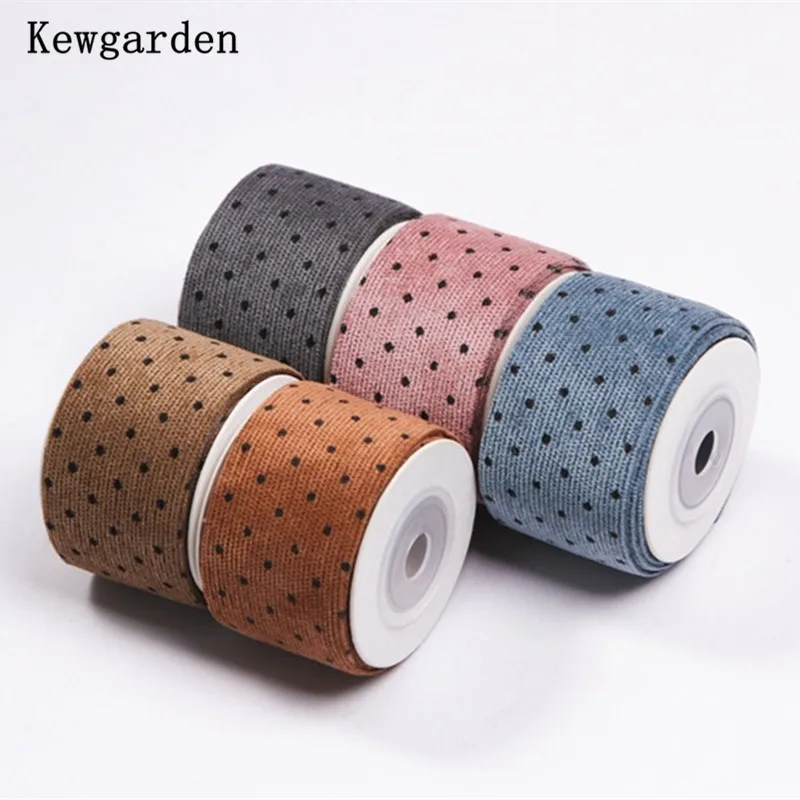 Kewgarden DIY Hairbow аксессуары для шитья Женская поделка 38 мм 25 1 дюйм 5 дюйма Φ полосатые
