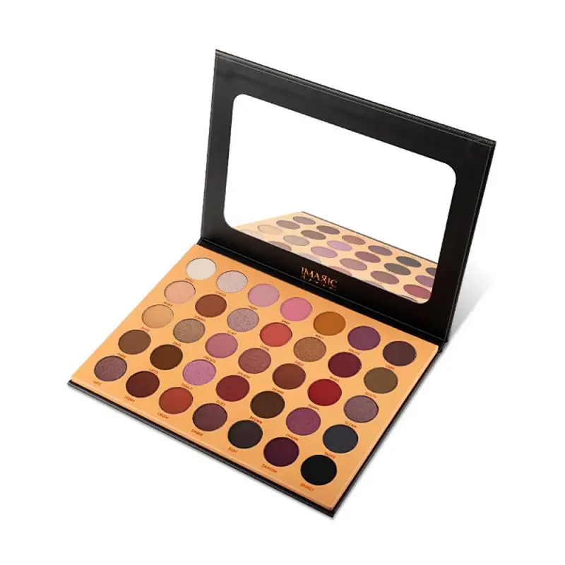 35 Colors IMAGIC Palette EyeShadow 35 Color Matt Waterproof Earth Tone Powder Eyeshadow Pallete Cosmetic Makeup Pigment Cosmetics TSLM2 - Цвет: 35 Colors