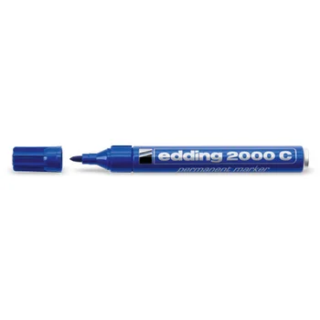 

Permanent marker, round, refilled, 3 markers of the same color in