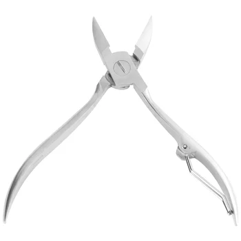 

1Pc Stainless Steel Nail Clipper Cuticle Nipper Nail Trimmer Nail Edge Cutter Manicure Tool for Home Barbershop (Silver)