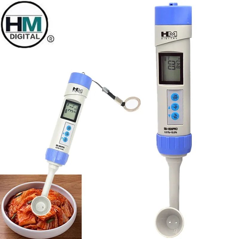 HM SAL-1500 портативный тестер солености цифровой измеритель соли/температуры 2 в 1