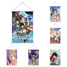 

EDENS ZERO Homura Kogetsu Rebecca Bluegarden Alloy Scroll Cartoon Comic Scroll Hanging Wall Decor
