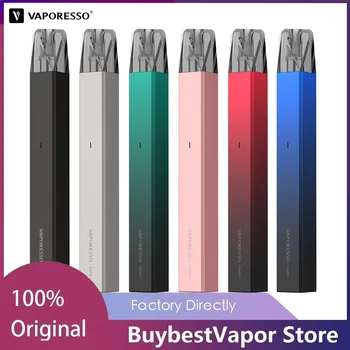 

Original Vaporesso BARR Pod Kit With 350mAh Built In Battery 1.2ohm Mesh POD & Adjustable 4-level AFC 13W Output E-cig Vape Kit