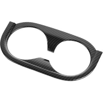 

Car Inner Rear Water Cup Holder Frame Cover Trim for 2007-2010 Jeep Wrangler JK & Unlimited