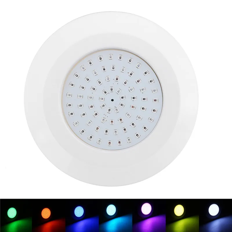 

72LED 9W Underwater Swimming Pool Light Spa Pond Lamp DC12V IP68 Waterproof RGB with Controller