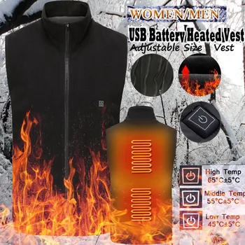 

Low Price Loss Sale 2019 Winter Women Men Smart USB Back Electric Heating Suit Warm Down Sleeveless Vest Drop Shipping Hot Sale