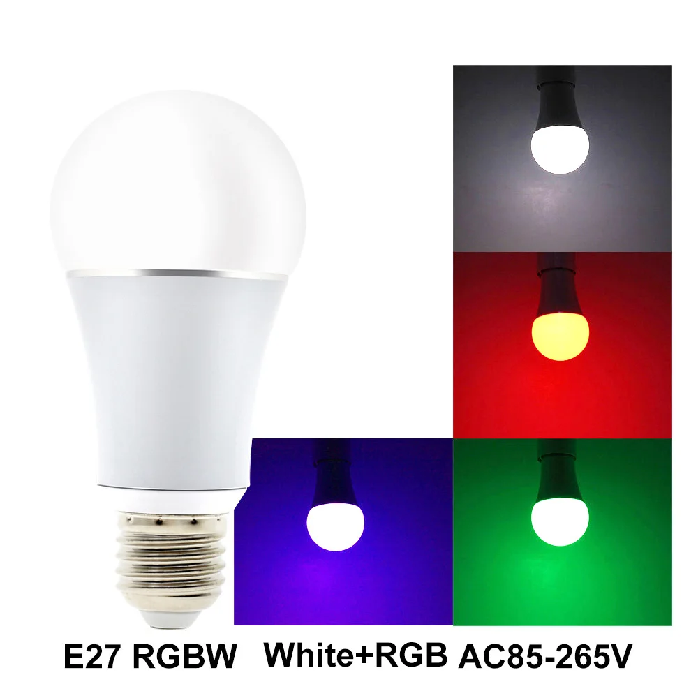 E27 Bulb RGBCW Tuya Smart control WiFi RGB светодиодный светильник E27 E14 GU10 AC 85-265V 7W Smart Life APP управление Amazon Alexa и Google Home - Испускаемый цвет: E27 Bulb RGBCW