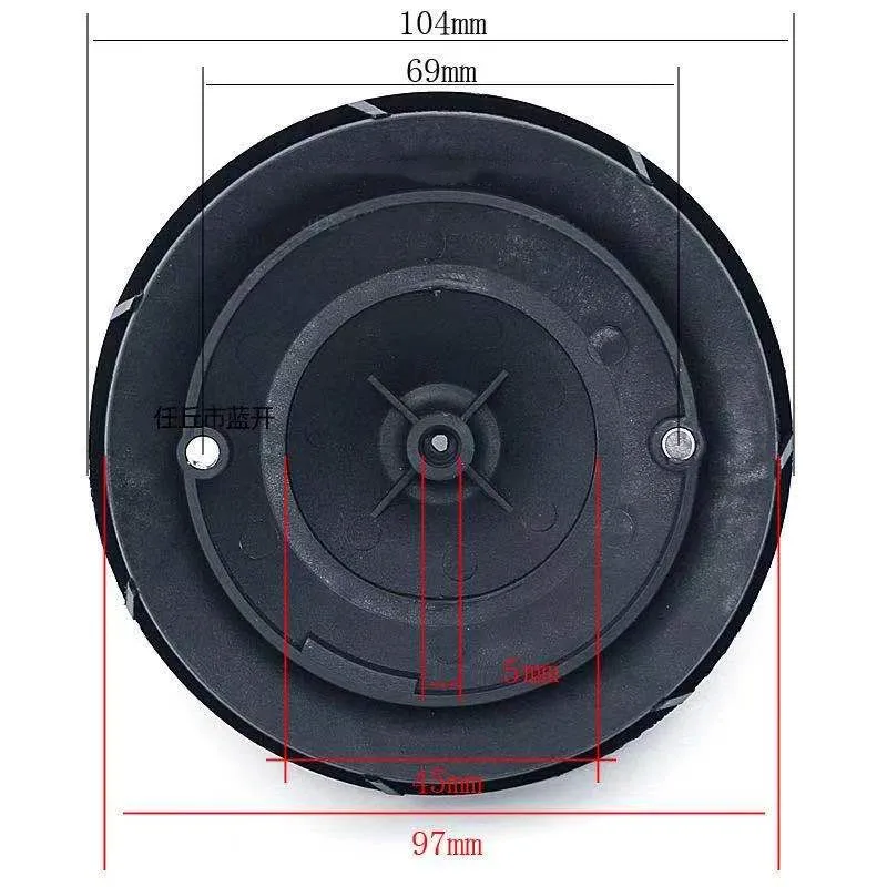 팬 모터 외부 윈드 휠, Eberspacher D2 D4, 중국 브랜드 에어 디젤 주차 히터, 2KW, 5KW