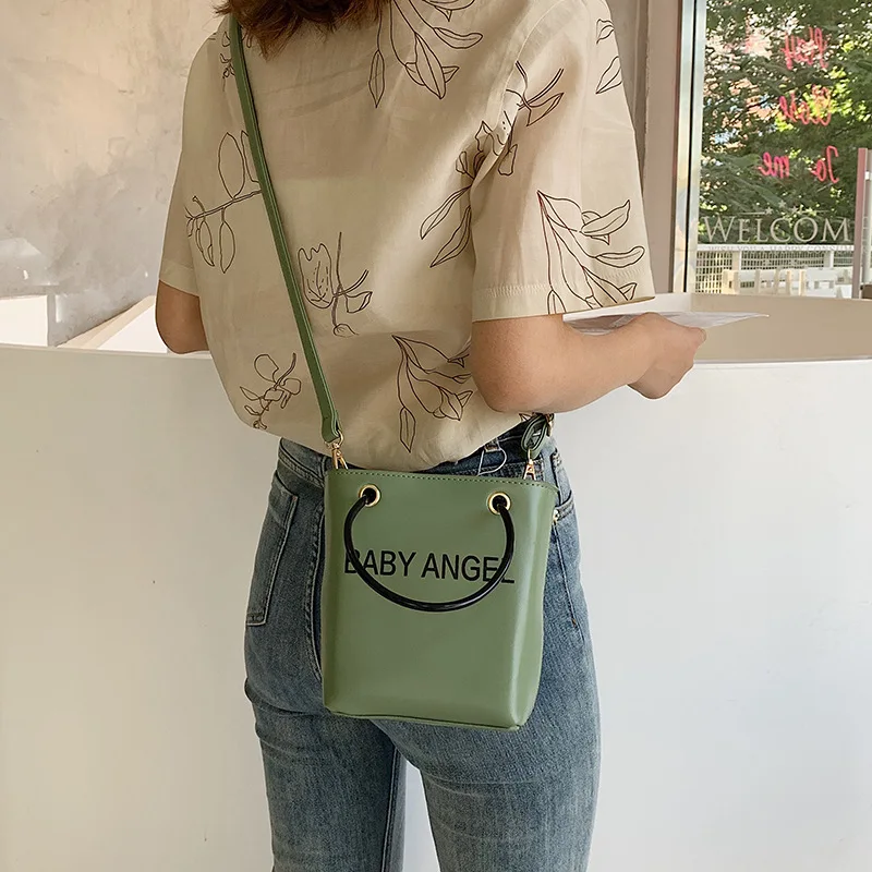 

Handbag Mini Tote-Bag Package Crossbody-Bag Shoulder Round High-Quality Small Fashion