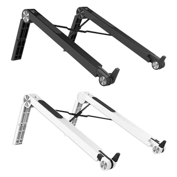 

ALLOYSEED Portable Laptop Stand Foldable Laptop Cooling Stand Adjustable Angle Holder Bracket Support for Notebook Tablet Book