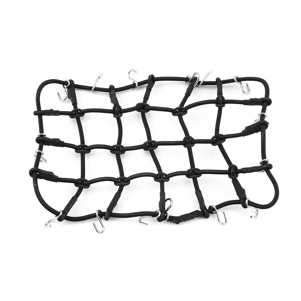 

OCDAY T-Power Roof Rack Luggage Net Carrier Mesh Cover with Hook for 1/10 Crawler RC Car Crawler CC01 AXIAL SCX10 RC4WD D90