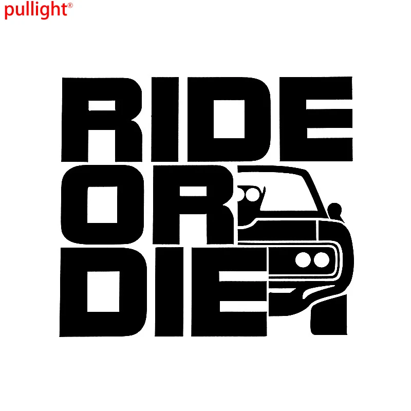 Ride Or Die Car Stickers Funny Car Window Bumper Novelty JDM Drift car stickers and decals funny