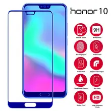 Proteção de vidro capa completa para huawei honor 10 9 lite 9x 9a 9c protetor de tela para honra 30 30s 20 lite 20i 10i vidro temperado