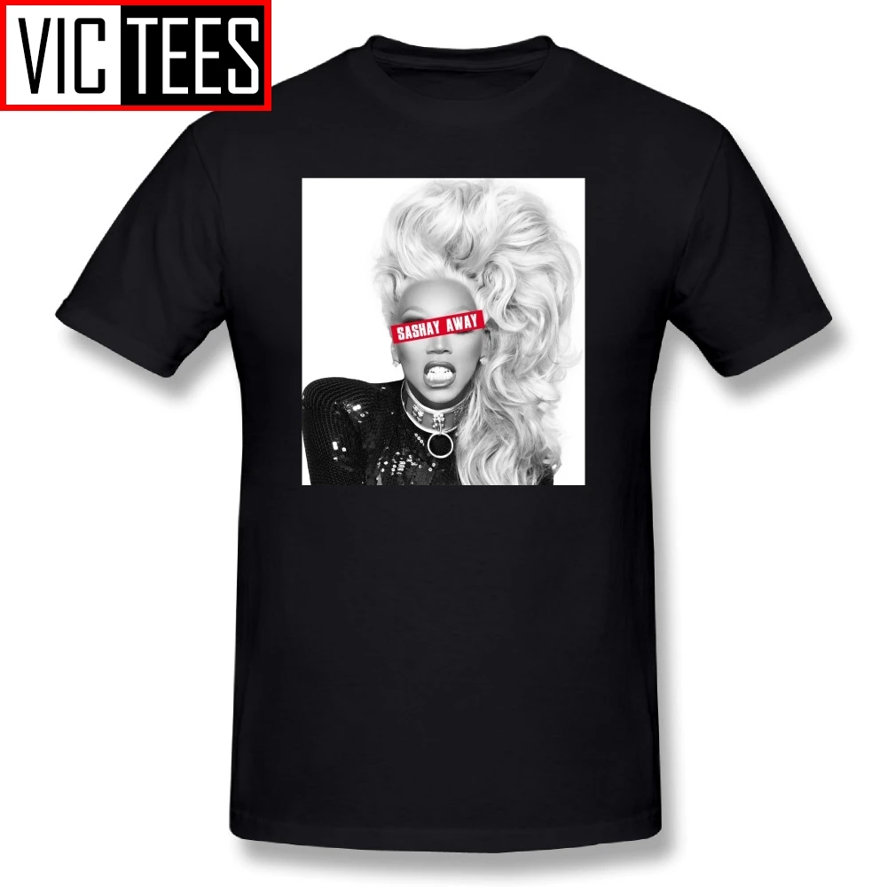 Men's Hot Sale RuPaul Tee Shirt SASHAY 