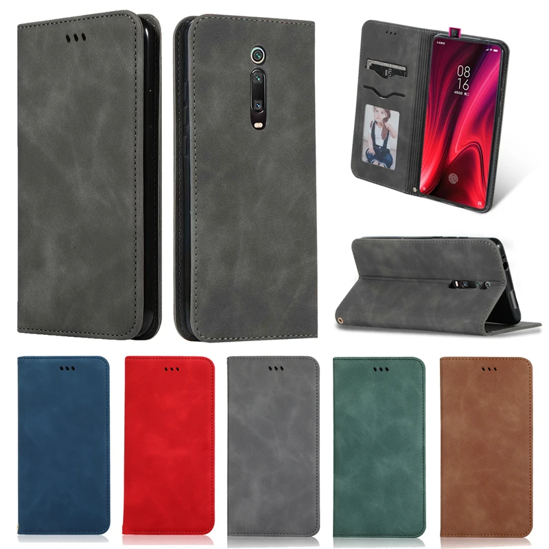 

For Xiaomi Redmi 8 Case Phone Bag Book Wallet Case Cover for Redmi 8 Retro Business Style Flip Leather Case for Xiaomi Redmi 8