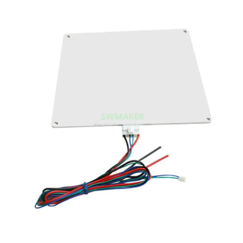 Anet A8 plus/E16 24V Горячая кровать алюминиевая кровать с подогревом 300*300 мм толщина 3 мм модернизированная для Anet A8 plus/E16 части 3D принтера