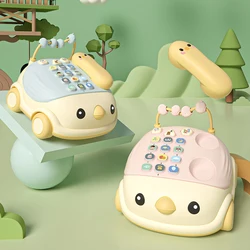 Téléphone portable Montessori pour enfants de 2 à 4 ans, jouet interactif pour bébés filles et garçons 