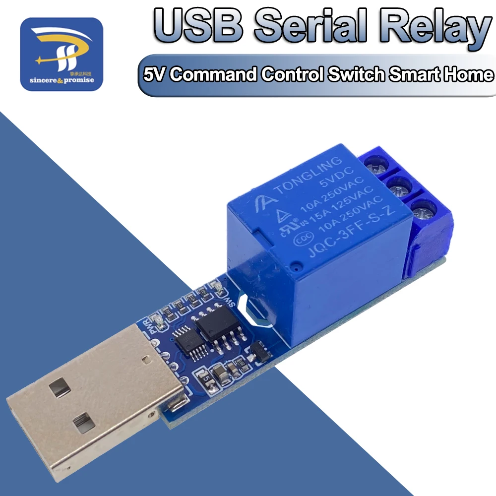 USB-порт управления последовательным портом 1 канал рандомный 5 В 10 А CH340 защита от