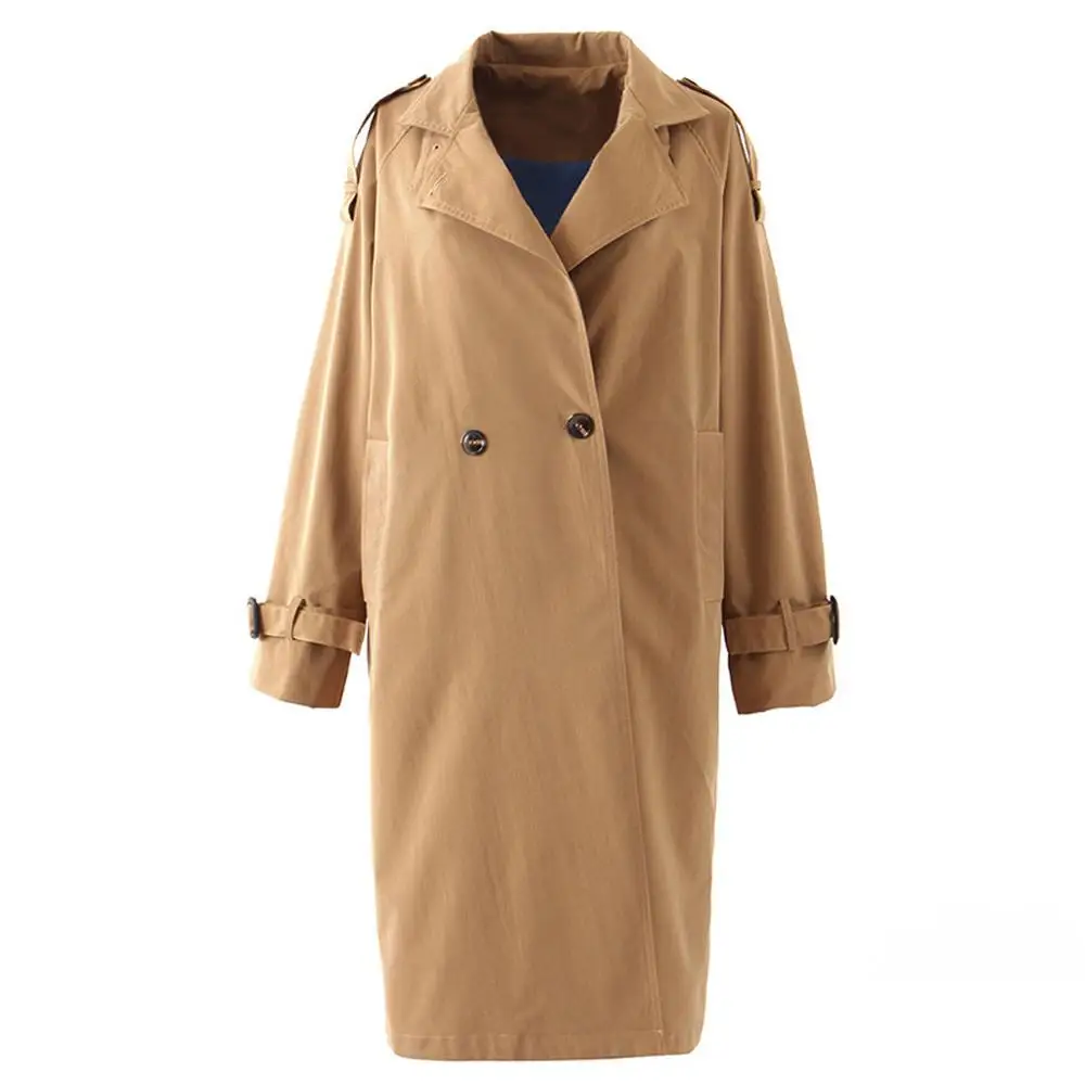 Autumn Women long coat Overcoat Solid Slim Fit Jacket Casual Long Outerwear Windbreaker Windproof casaco feminino eminina CD