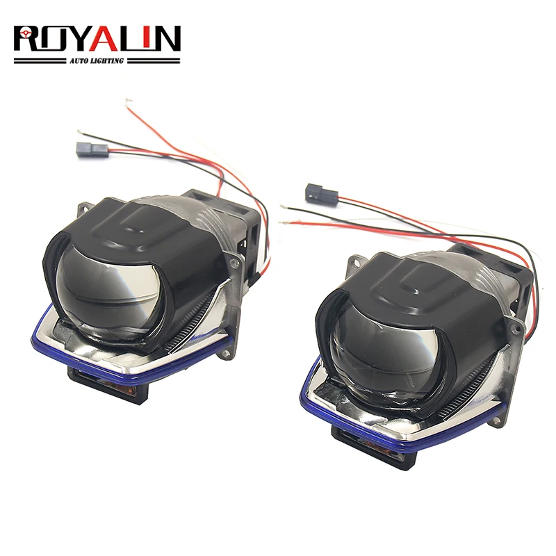 ROYALIN новейший 3 0 дюймовый Bi светодиодный лазерный проектор фары объектив hi/low Beam