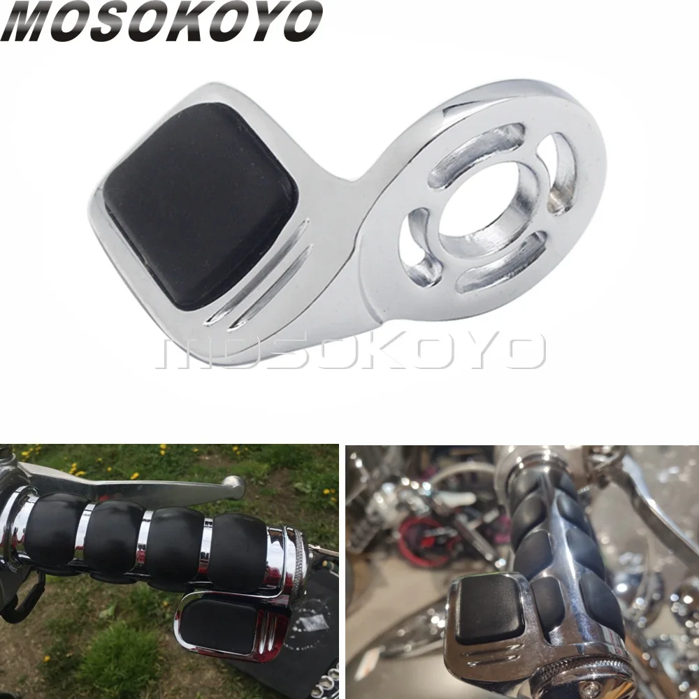 Хромированный и Черный регулятор дроссельной заслонки для комфортных резиновых