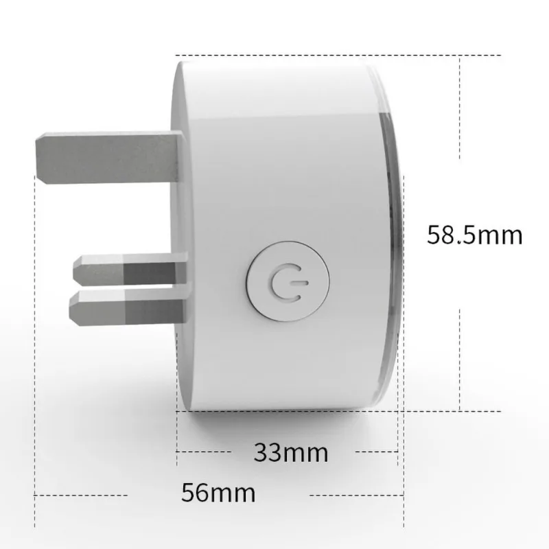 Wifi умная вилка австралийская/японская/английская/Европейская/Американская вилка совместима с Android/IOS, умная розетка co