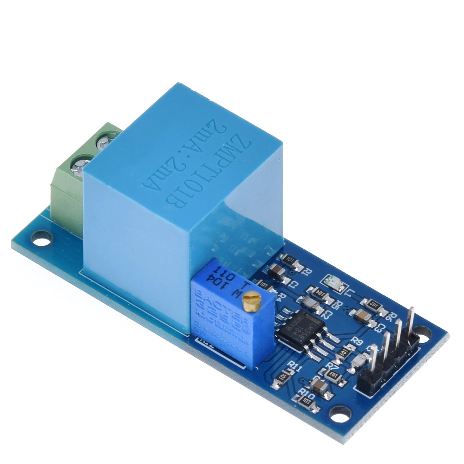 Active Single Phase Voltage Transformer Module AC Output Voltage Sensor for Arduino Mega ZMPT101B 2mA