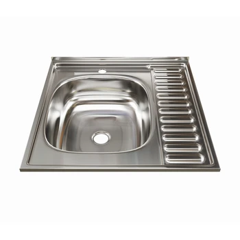 

Мойка 60х60 (0,4) лев вып 1 1/2 MIXLINE 16см