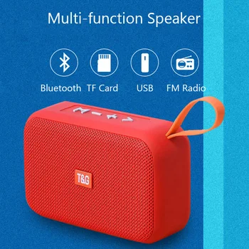

Mini Portable Speaker Bluetooth Speaker Outdoor Bicycle Wireless Speaker Mini Column Box Loudspeaker FM TF Card Supported TG