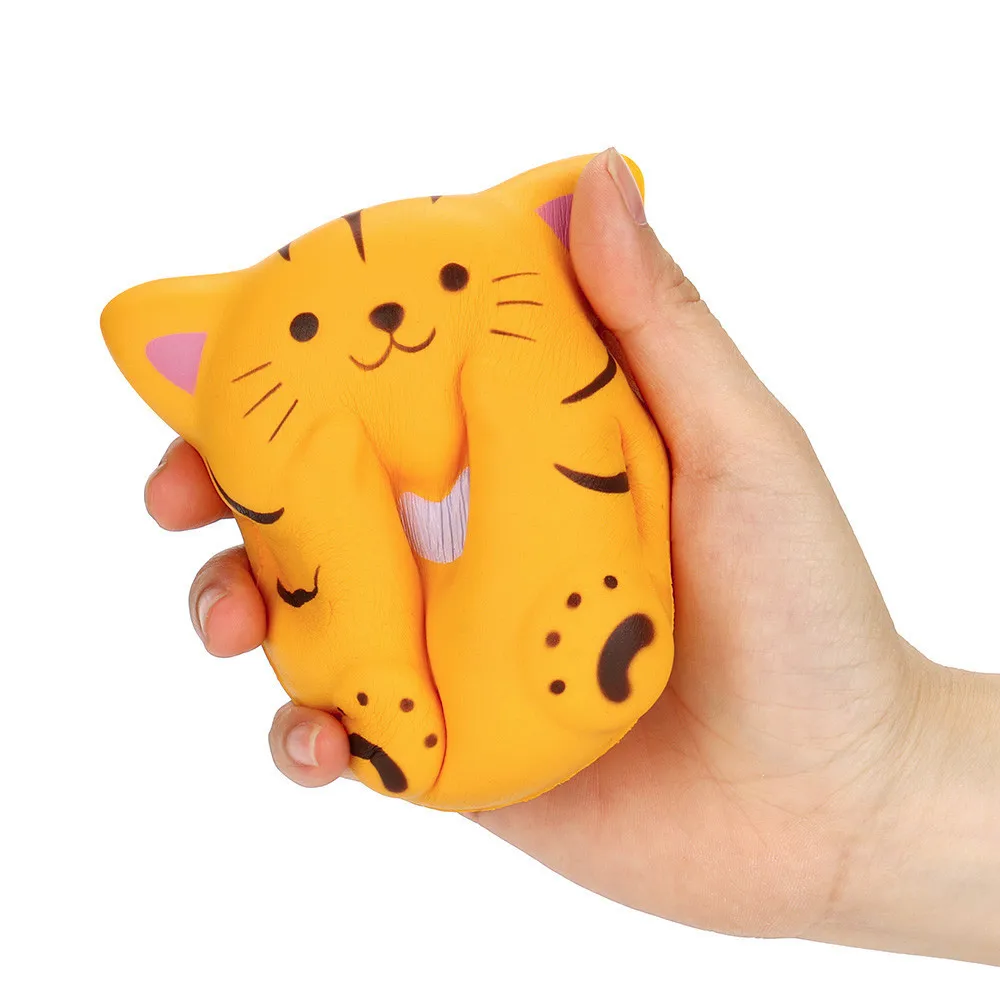 Cute Cartoon Cat Stress Reliever Slow Rising Fun Toys For Adults Anti Stress Cat Antistress Decompression toy Gift #B