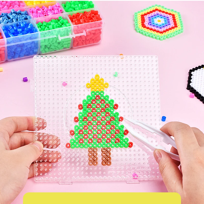 72 цвета 39000 шт. набор игрушек Perler 5 мм/2 6 мм бусины Hama 3D пазл игрушка сделай сам для