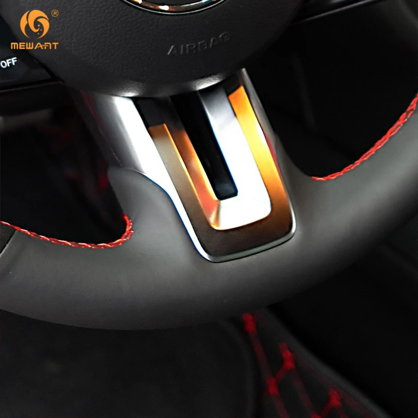 MEWANT черный красный кожаный замшевый цвет для Ford Mustang 2015 2017 GT аксессуары