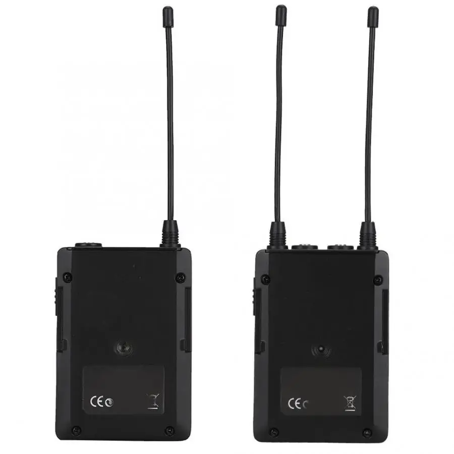 karaoke microphone COMICA CVM-WM200C UHF96 1R1T 120m Wireless Microphone Transmitters Receiver Kit for DSLR studio microphone
