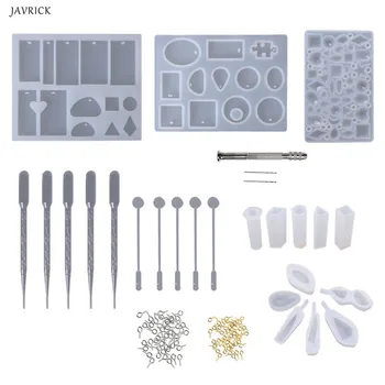 

Resin Silicone Mold Jewelry Epoxy Mould Tool Set DIY Craftsmanship Pendant Bracelet Earrings Diamond Mold Decoration Handmade