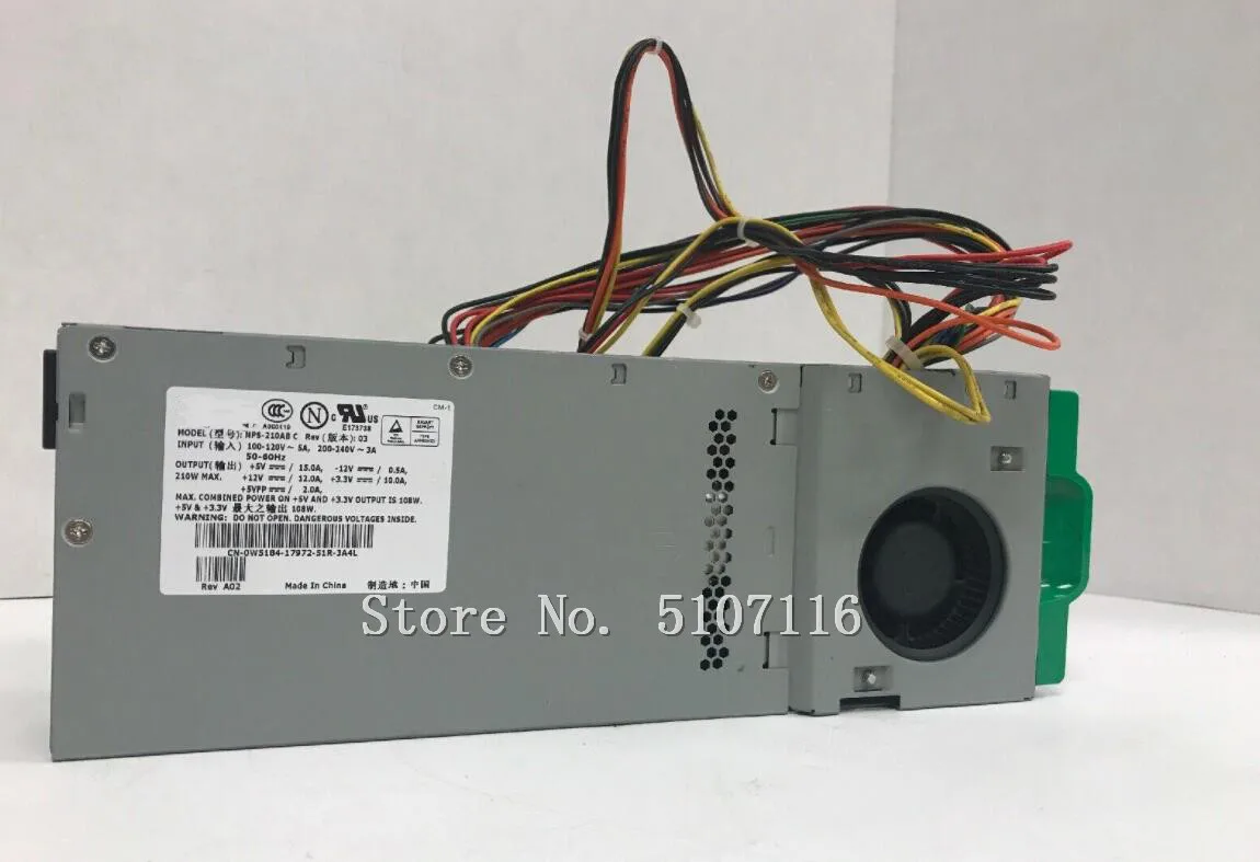 Для блока питания NPS-210AB U2106F3 210 Вт будет полностью протестирован
