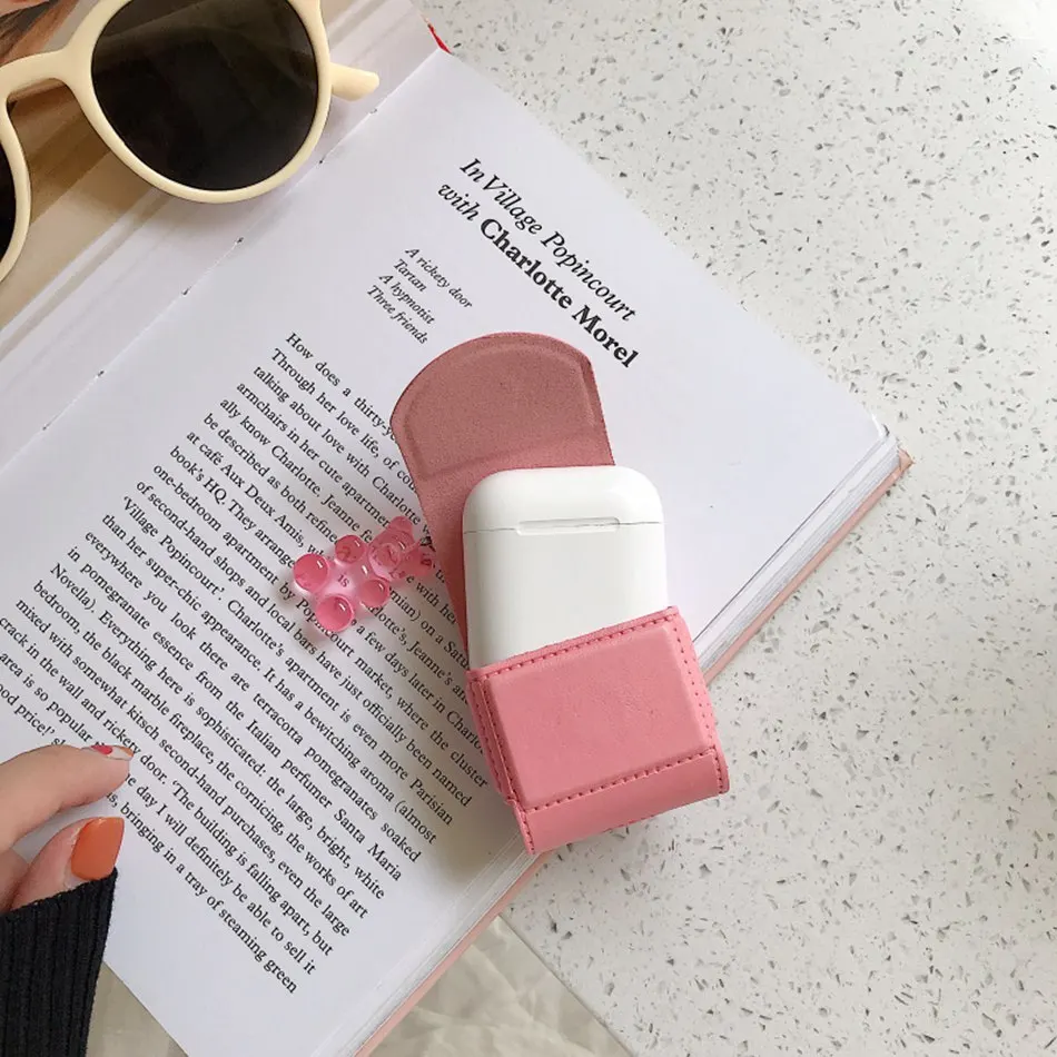 Чехол для наушников с фруктами AirPods кожаный роскошный чехол сумкой Apple Airpods 2