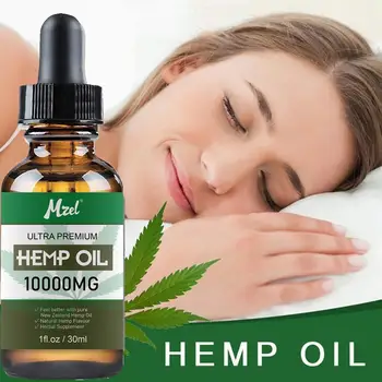 

10000mg Hemp Seed Essence Body Massage Essential Oil Essential Herbal Pain Relieves Anti Care Anxiety Improves Sleep Skin R O7K8