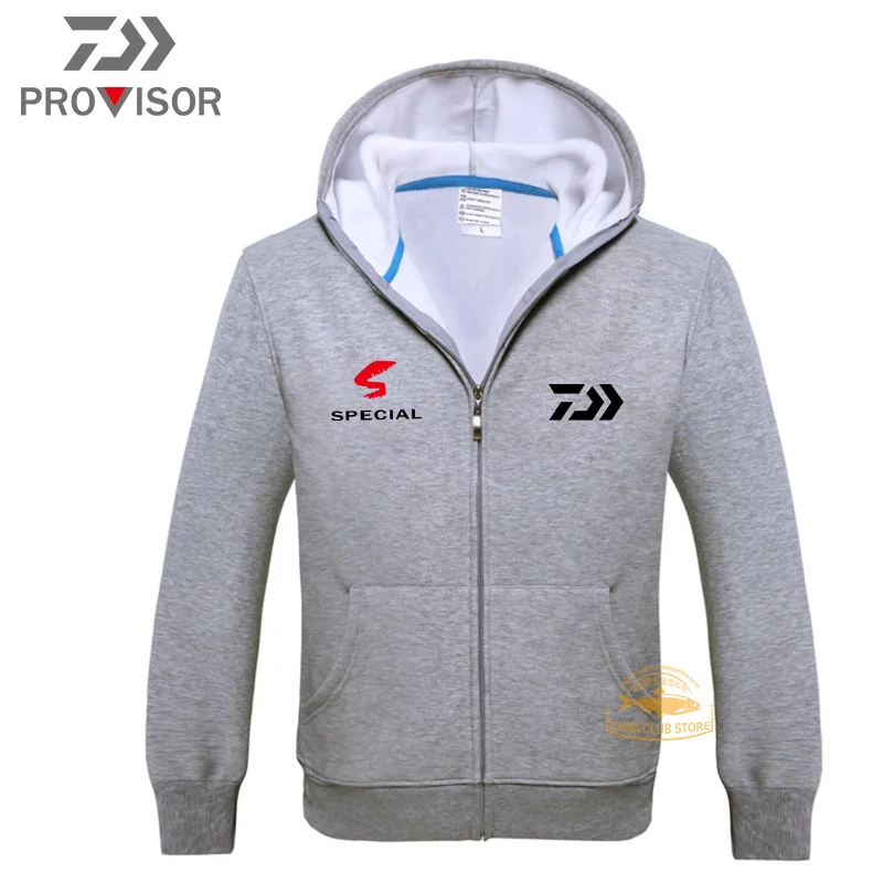 DAIWA одежда для рыбалки Осенняя мужская Спортивная рубашка на молнии верховой