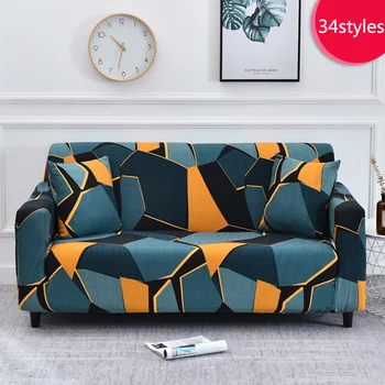

34 styles Slipcovers Sectional Elastic Stretch Sofa Cover for Living Room Couch Cover L shape Armchair Cover 1/2/3/4 seat