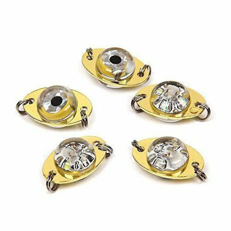 

Night Fishing LED Road Asia Sequin Button Battery Lure Fish Light LED Electronic Light Road Lure Freshwater Salt Water Bait Lamp