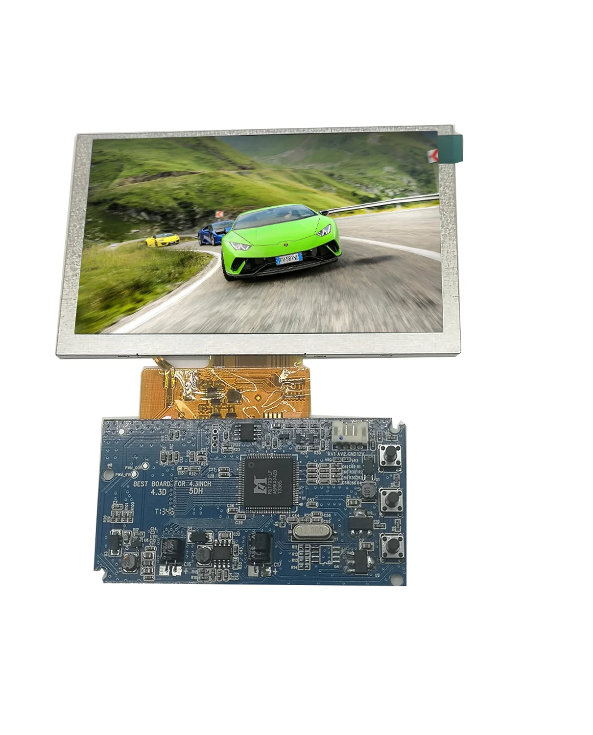 " Высокое разрешение 800*480 ЖК-дисплей модуль комплект TFT монитор экран с pcd, драйвер, плата для цифровой фоторамки автомобильные системы