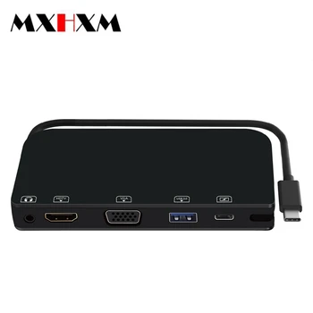 

Type-C Docking StationFor iphone MacBook To HDMI VGA Hub Converter