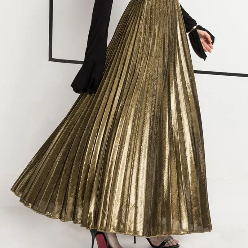 Shimmer long skirt Clearance