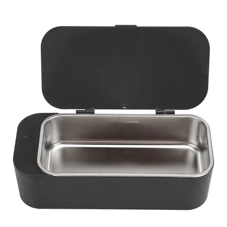 

Plastic Case + 304 Stainless Steel Liner 400ml Intelligent Ultrasonic Cleaner 220V 3 Minutes Timing 42KHz Ultrasonic Wash