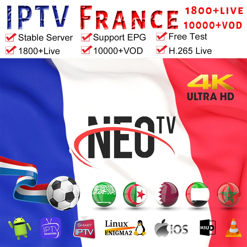 

Subscription Iptv France Belgium Netherlands Iptv Code Smarters Pro M3U List Germany Dutch Arabic French Neo Ip Tv Subscription