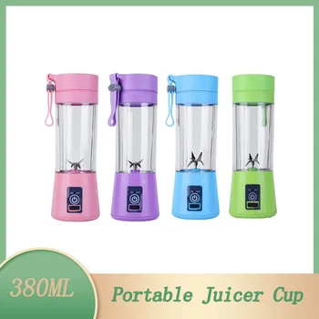 

USB Portable Rechargeable Mini Electric Juicer Machine Smoothie Bottle Fruit Mixer Cup Juice Blenders