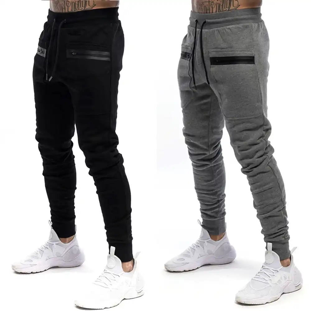 mens skinny gym joggers