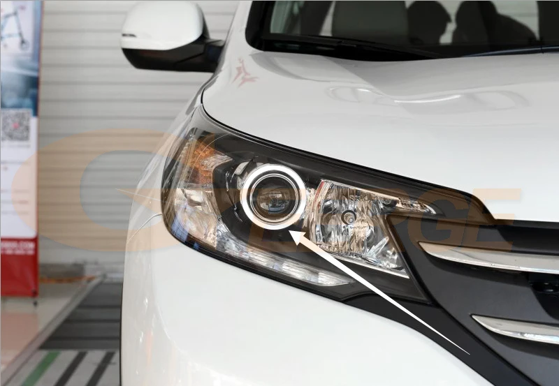 Для honda CR V CRV 2012 2013 2014 проектор фары отличные ультра яркие CCFL ангельские глазки Halo