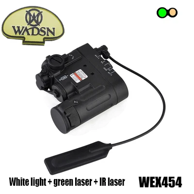 BK(GREEN LASER) DBAL-MKII зеленый/красный ИК лазерный тактический PEQ15 LA-5C фонарик Softair DBAL-D2 оружие огни красный лазерный DBAL-A2 softair - Цвет: BK(GREEN LASER)